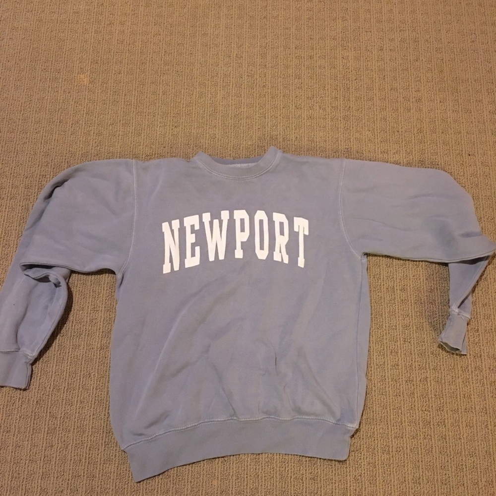 Brandy Melville Newport blue grey sweatshirt